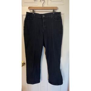 Not Your Daughters Jeans Size 16 Womens Made in USA Dark Style# 1000 Cut #41142J